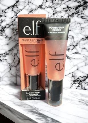 e.l.f. Power Grip Primer + 4% Niacinamide, Gel-Based & Hydrating Face Primer, Evens Skin & Brightens, Grips Makeup, Vegan & Cruelty-Free- 24ml