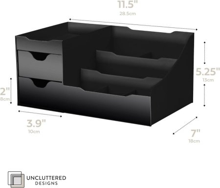 Cosmetic organizer with drawers