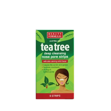 Beauty Formulas Tea Tree Nose Strips 6s