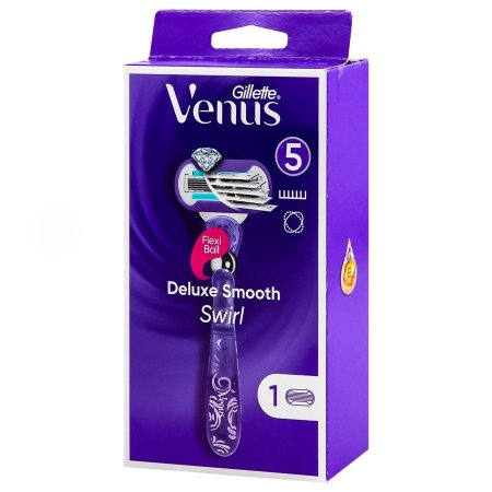 Gillette Venus Deluxe Smooth Swirl Women's Razor Handle 