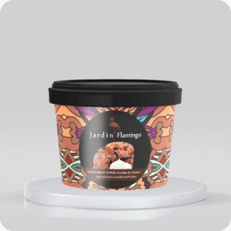 Jardin Flamingo Face & Body Scrub (Cookies&Cream) 400 gm