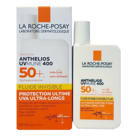 La Roche Posay Anthelios Uvmune Fluid SPF+50 High Protection Face Sunscreen For All Skins