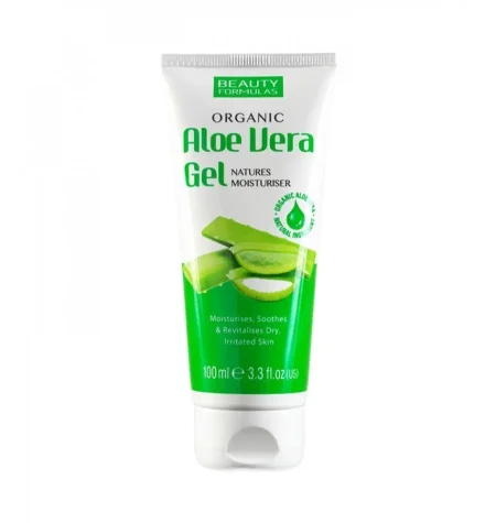 Beauty Formulas Organic Aloe Vera Moisturizing Gel 100ml