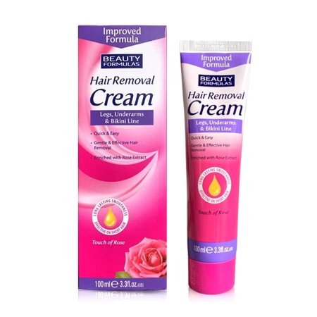 Beauty Formulas Hair Removal Cream With Touch Of Rose 100ml