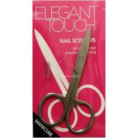 Elegant Touch Stainless Steel Neat Trimming Nail Scissors