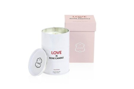 laline love is rose candle wild roses 330 g