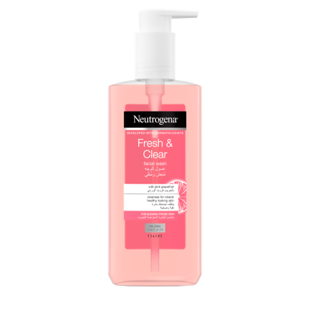 Neutrogena® Fresh & Clear Facial Wash with Pink Grapefruit