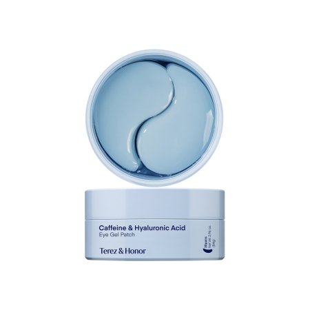 ماسكات جل للعين بحمض الهيالورونيك والكافيين (آي باتشيز) ٣٠قطعة  – Terez & Honor Caffeine Hyaluronic Acid Eye Gel Patch