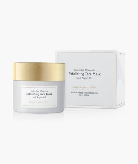 قناع تقشير الوجه بمعادن البحر الميت وزيت الأركان 50جرام -  Dead Sea Minerals Exfoliating Face Mask with Argan Oil