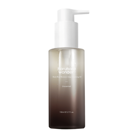 زيت تنظيف عميق مرطب بالأرز الأسود خالي من العطر من هارهاره ووندر 150مل - Haruharu Wonder Black Rice Moisture Deep Cleansing Oil Unscented