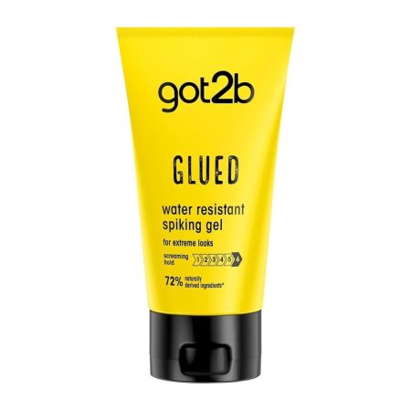 جل تصفيف الشعر جوت2بي جلويد مقاوم للماء شوارزكوف (150 مل) - Schwarzkopf Got2b Glued Water Resistant Spiking Gel (150ml)