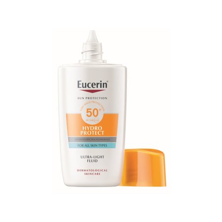 يوسيرين واقي شمس هايدرو بروتكت فلويد خفيف جدًا SPF50+ ٥٠مل - Eucerin Hydro Protect Ultra Light Fluid SPF50+