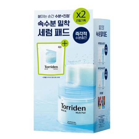 مسحات الترطيب من توريدن دايف إن مالتي   Torriden DIVE IN Multi Pad