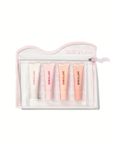  SHEGLAM Crystal Glaze Moisturizing Lip Care Set 