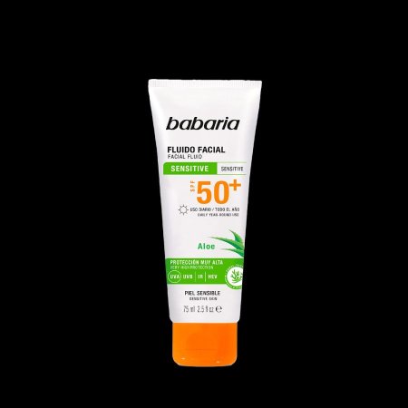 babaria FLUIDO FACIAL  Sensitive Skin Facial Fluid SPF50+ 75ml