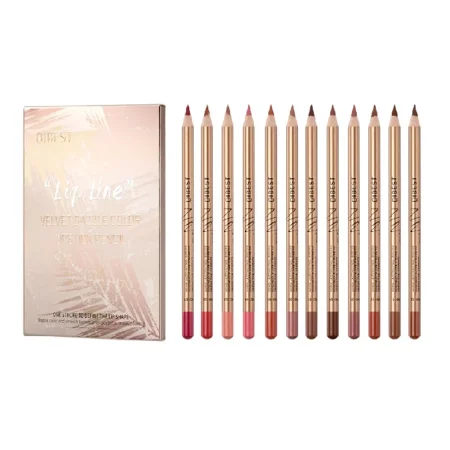 QIBEST Lip Line VELVET DAZZLE COLOR LIPSTICK PENCIL