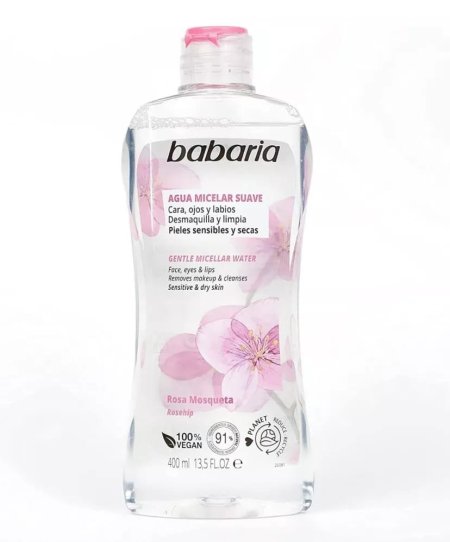 BABARIA AGUA MICELAR SUAVE 400ml