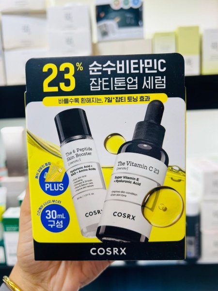 The 6 Peptide Skin Booster & The Vitamin C 23 