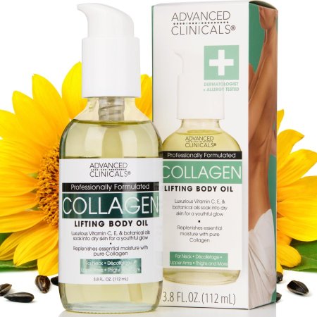 ADVANCED CLINICALS COLLAGEN LIFTING BODY OIL