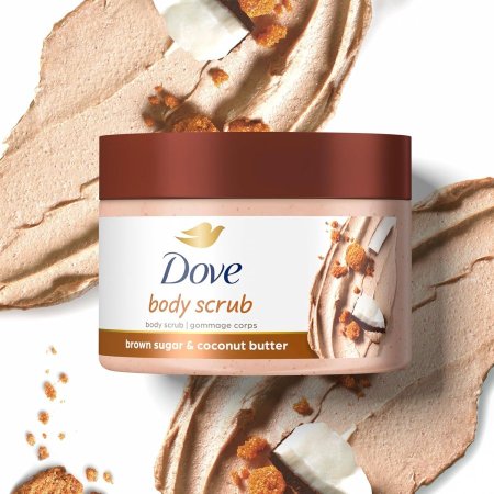 DOVE body scrub brown sugar & coconut butter