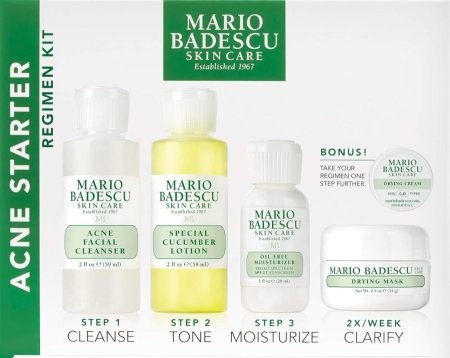  MARIO BADESCU SKIN CARE ACNE STARTER REGIMEN KIT