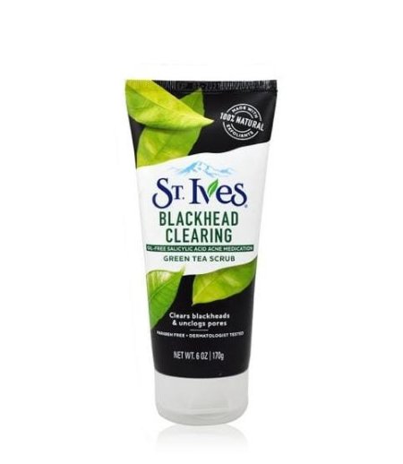 St. Ives Blackhead Clearing Face Scrub, Clears Blackheads & Unclogs Pores 170gm