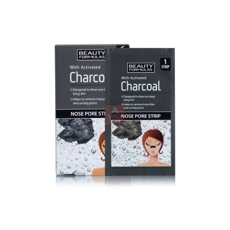 BEAUTY FORMULAS WITH Charcoal NOSE PORE STRIPS