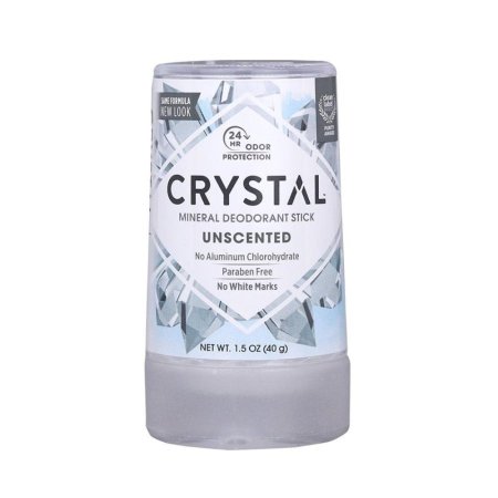 CRYSTAL™ Travel Stick Mineral Deodorant – Unscented Body Deodorant With 24-Hour Odor Protection