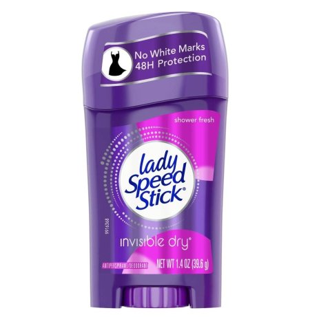 Lady Speed Stick Invisible Dry Antiperspirant & Deodorant, Shower Fresh ,36.6gm