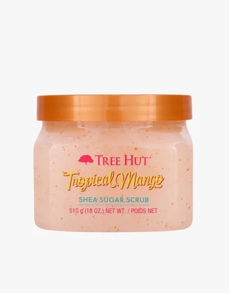 تري هت مقشر السكر بالشيا مانجو استوائي ٥١٠غم - Tree Hut Shea Sugar Scrub Tropical Mango