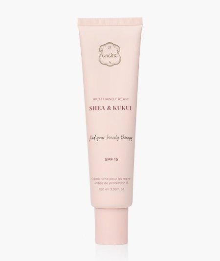 كريم اليدين الغني بزبدة الشيا وزيت كوكوي SPF 15 من لالين 100مل - Laline Rich Hand Cream Shea & Kukui SPF 15