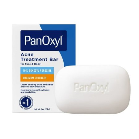 بانوكسيل صابونة علاج حب الشباب (أقصى قوة، 10% بنزويل بيروكسايد) - PanOxyl Acne Treatment Bar (Maximum Strength, 10% Benzoyl Peroxide)