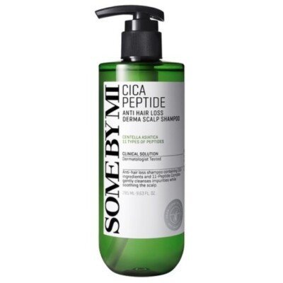 شامبو سوم باي مي سيكا ببتيد لعلاج تساقط الشعر وتنظيف فروة الرأس - SOME BY MI Cica Peptide Anti Hair Loss Derma Scalp Shampoo