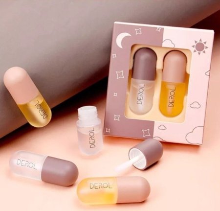 DEROL Day and night Double effect lip plumper coffret