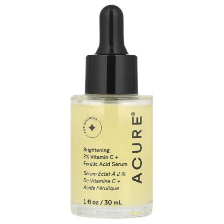 سيروم أكيور للتفتيح بفيتامين C 2% + حمض الفيروليك 30 مل  - ACURE Brightening 2% Vitamin C + Ferulic Acid Serum