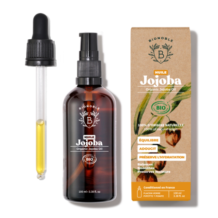 زيت الجوجوبا العضوي من بيو نوبل 50 مل - Bionoble Organic Jojoba Oil 50 ml