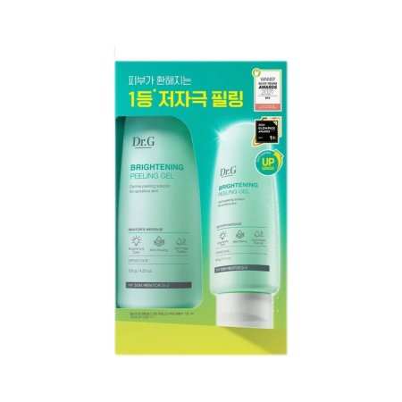 مجموعة د.جي جل التقشير للتفتيح (120 غ + 60 غ) - Dr.G Brightening Peeling Gel Set